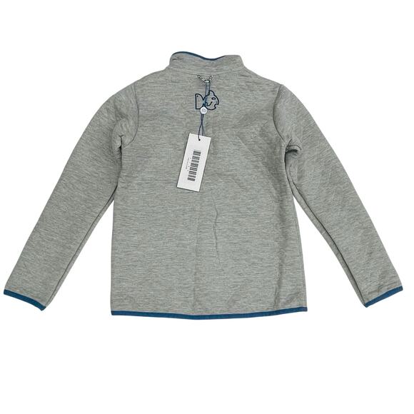 NWT Prodoh S (8/10) Gray Quilted Zip Pullover - Picture 2 of 5